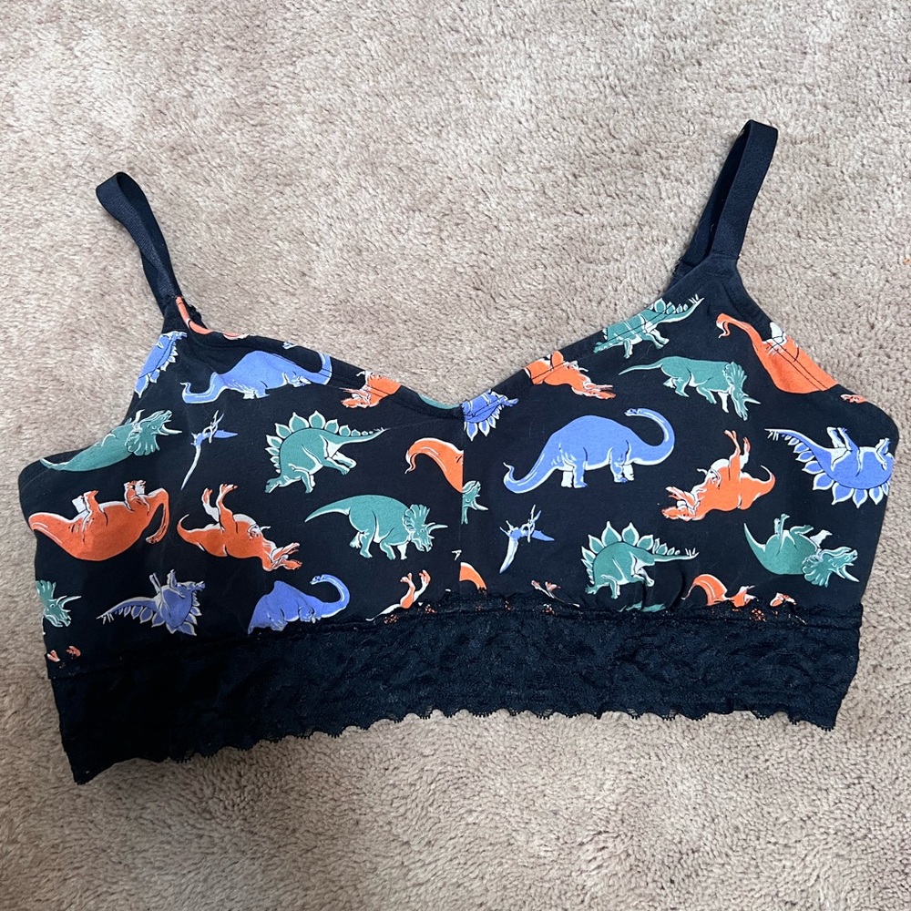 Torrid Curve Dino Bralette, size 2